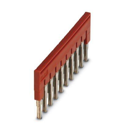 3030271 PONT ENFICHABLE ROUGE 10 POINTS POUR 4mm²