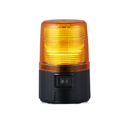 PFH-BT-Y FEU FLASH LED ORANGE Ø100 SUR BATTERIE