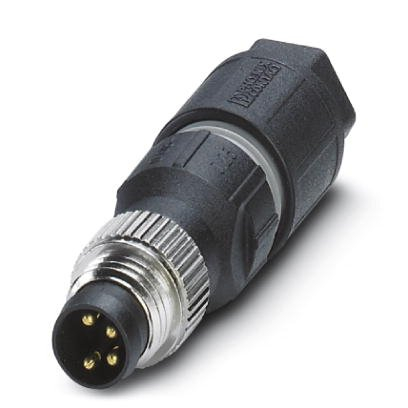 1441037 CONNECTEUR M8 MÂLE DROIT 4P (0.25mm²-0.5mm²)