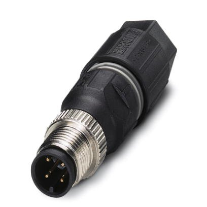 1641785 CONNECTEUR M12 MÂLE DROIT 4P (0.34mm²-0.75mm²)