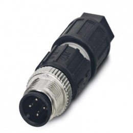 CONNECTEUR M12 MÂLE DROIT 4P (0.14mm²-0.34mm²)