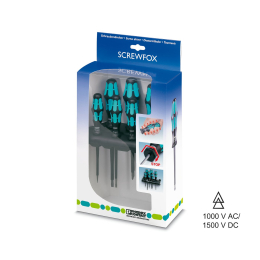 KIT DE 6 TOURNEVIS PLATS et CRUCIFORMES