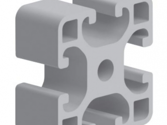 GAL INDUSTRIAL Profil Aluminium 40x40mm Rainure 8 - Longueur 100cm Anodisé Résistant