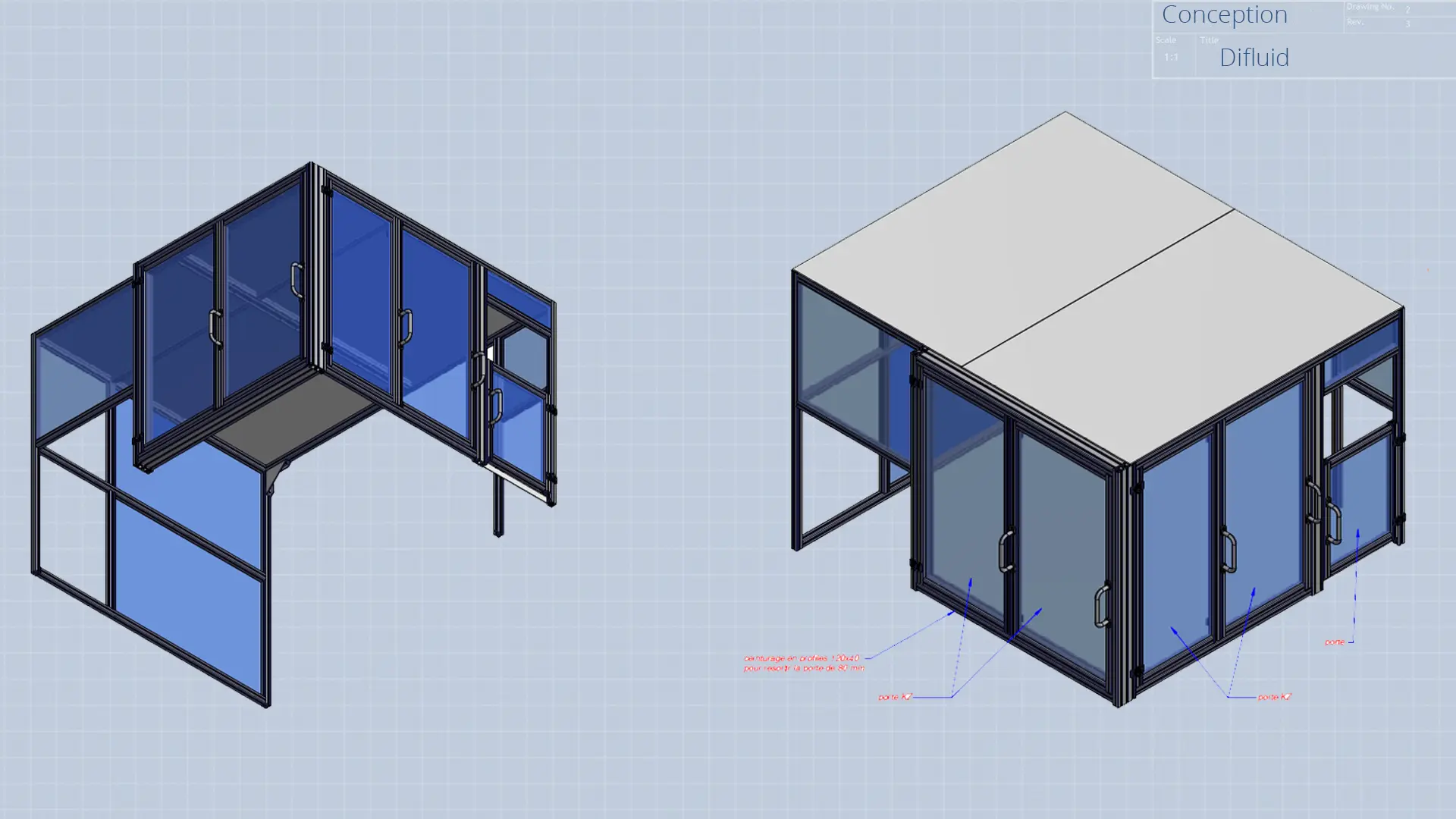 Conception de structure aluminium